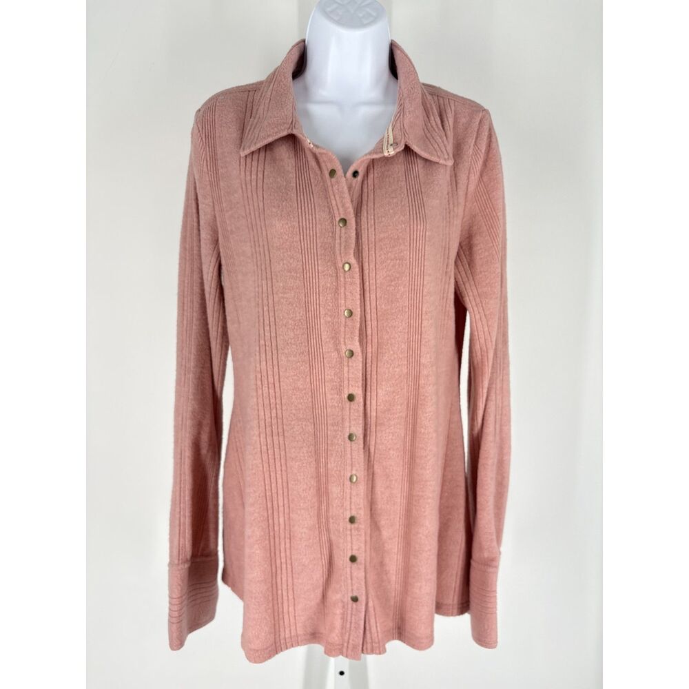 Pilcro Brushed Buttondown Cardigan Sweater